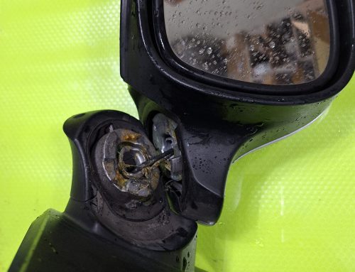 BMW-X3-LH-side mirror broken