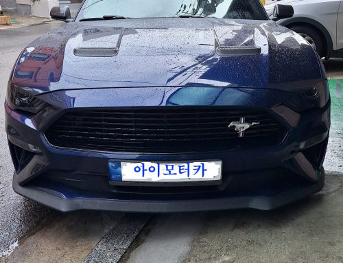 머스탱 GT 5.0사이드미러 고장수리